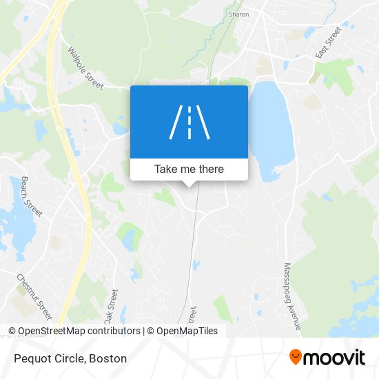 Mapa de Pequot Circle