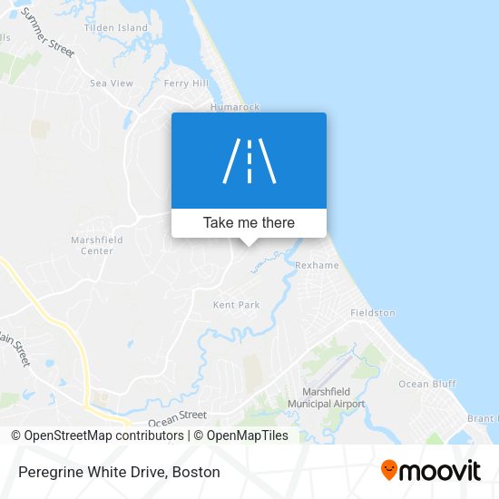 Mapa de Peregrine White Drive