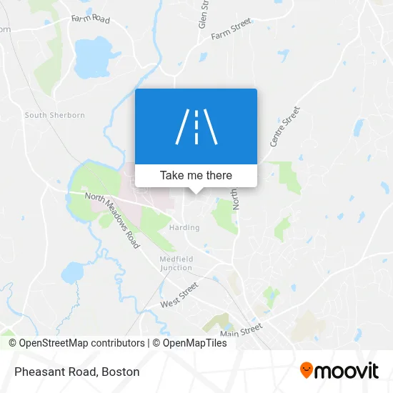 Pheasant Road map