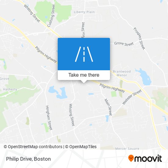 Philip Drive map