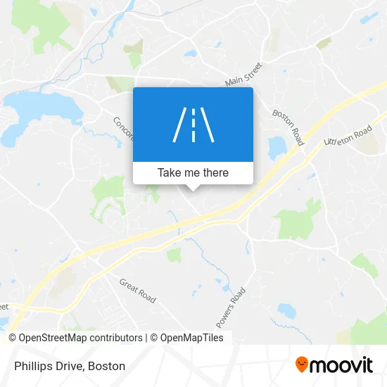 Phillips Drive map