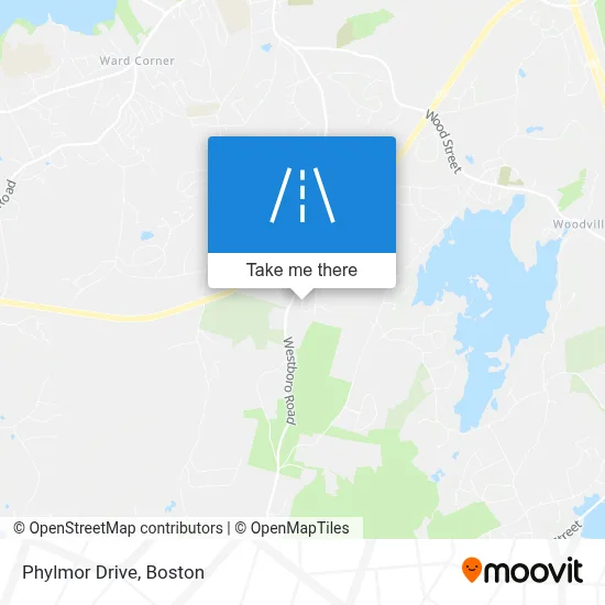 Phylmor Drive map