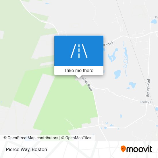 Mapa de Pierce Way