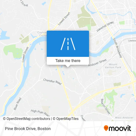 Pine Brook Drive map
