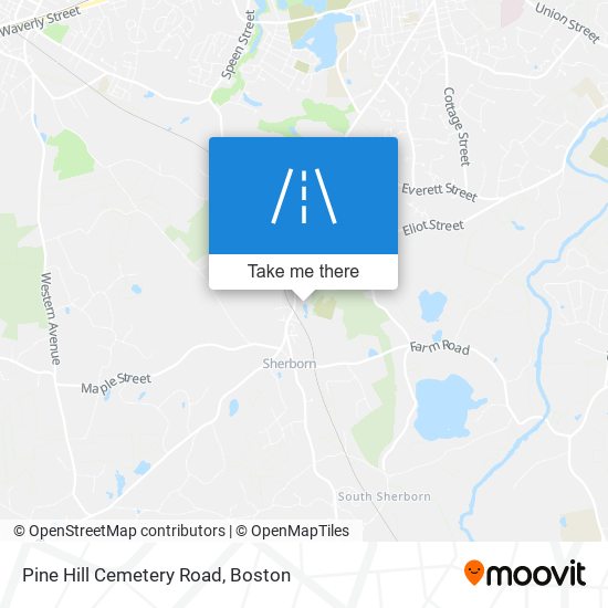 Mapa de Pine Hill Cemetery Road