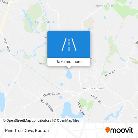 Pine Tree Drive map