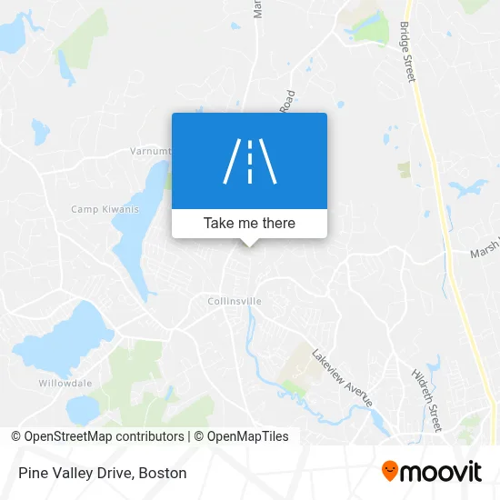 Pine Valley Drive map