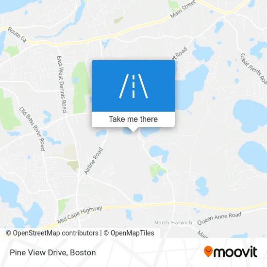 Pine View Drive map
