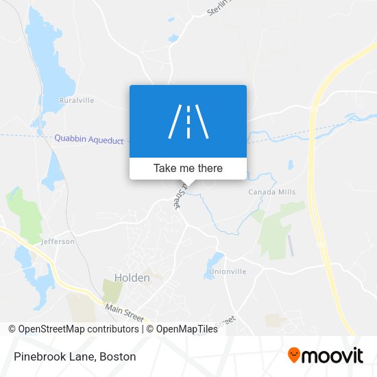 Mapa de Pinebrook Lane