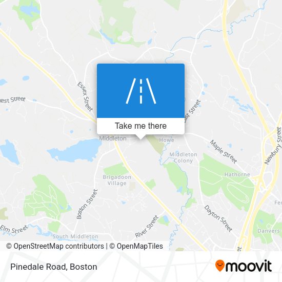 Mapa de Pinedale Road