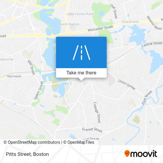 Mapa de Pitts Street