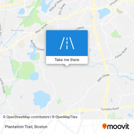 Plantation Trail map