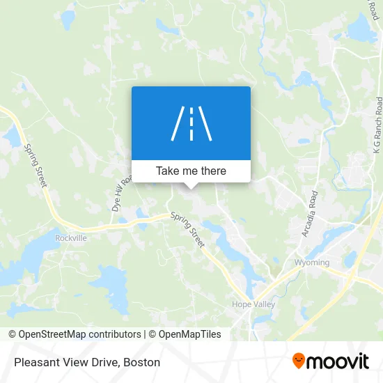 Pleasant View Drive map