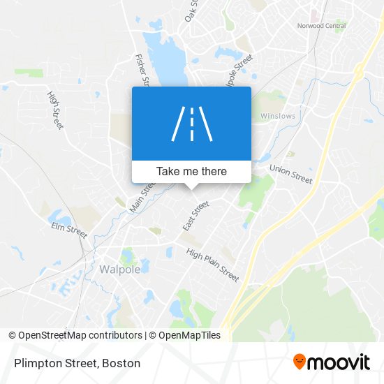 Plimpton Street map