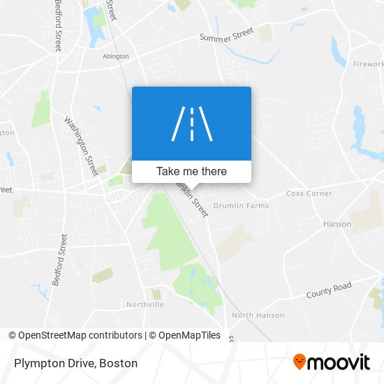 Plympton Drive map