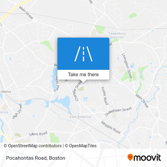 Mapa de Pocahontas Road
