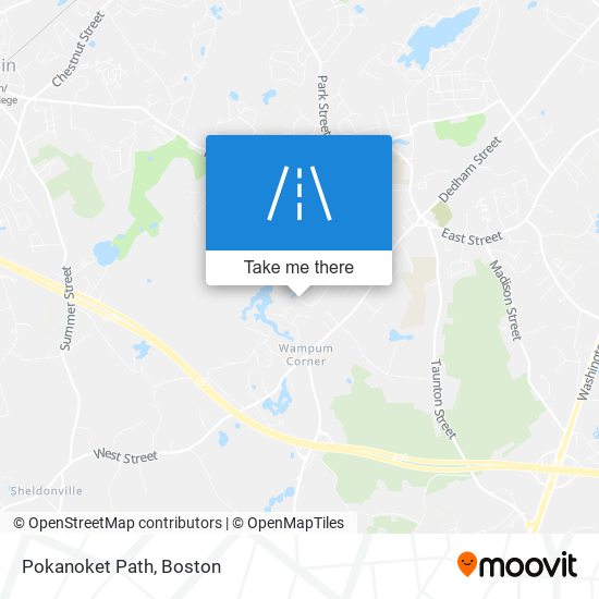 Pokanoket Path map