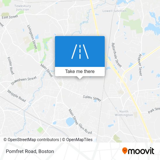 Mapa de Pomfret Road