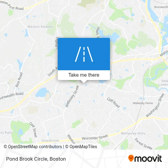 Pond Brook Circle map
