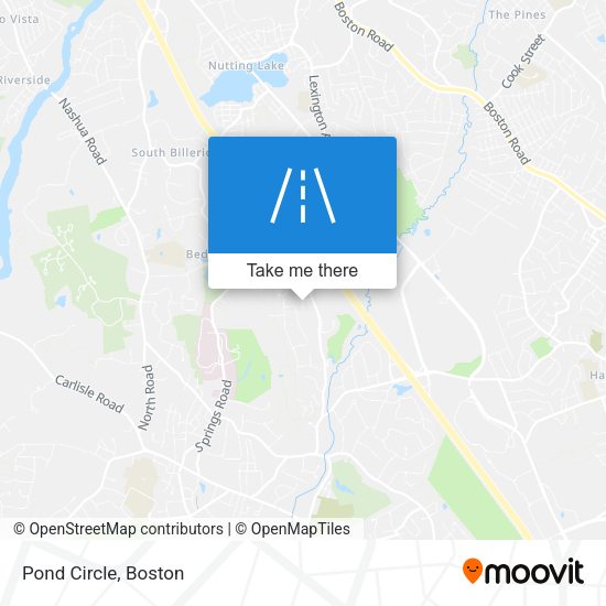 Mapa de Pond Circle