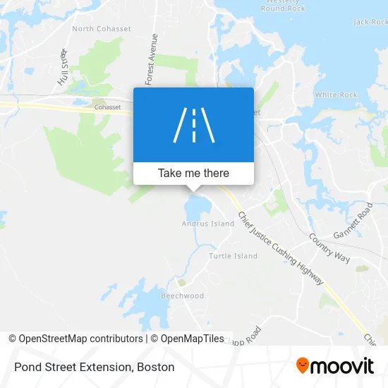 Pond Street Extension map
