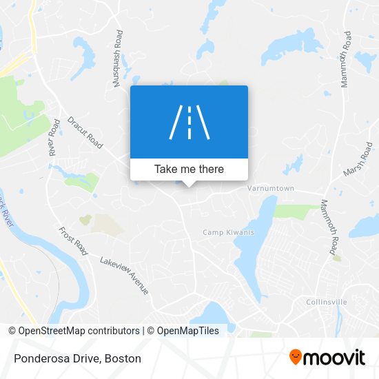 Mapa de Ponderosa Drive