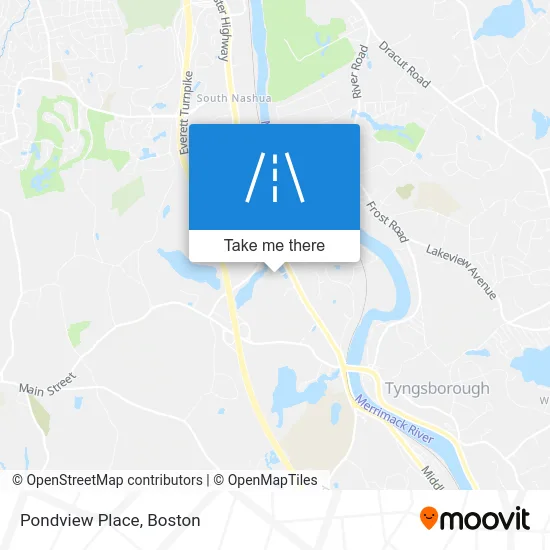 Pondview Place map