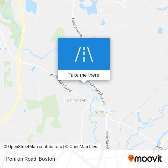 Mapa de Ponikin Road
