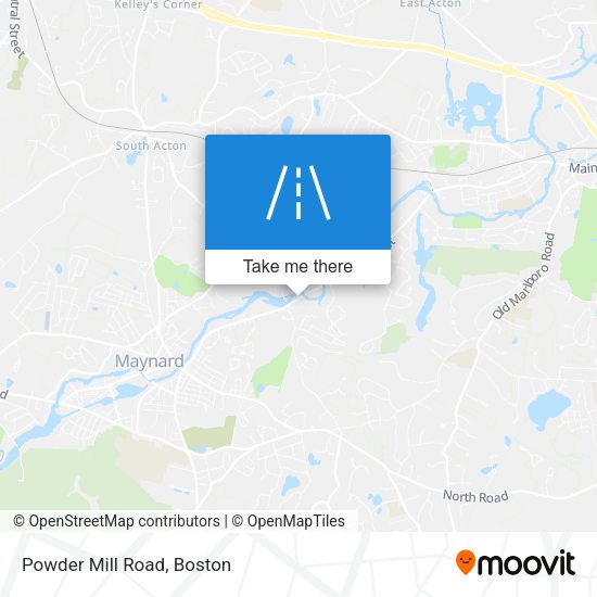 Mapa de Powder Mill Road