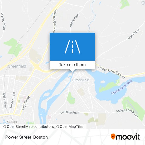 Power Street map