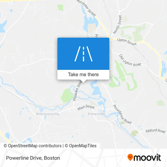 Powerline Drive map