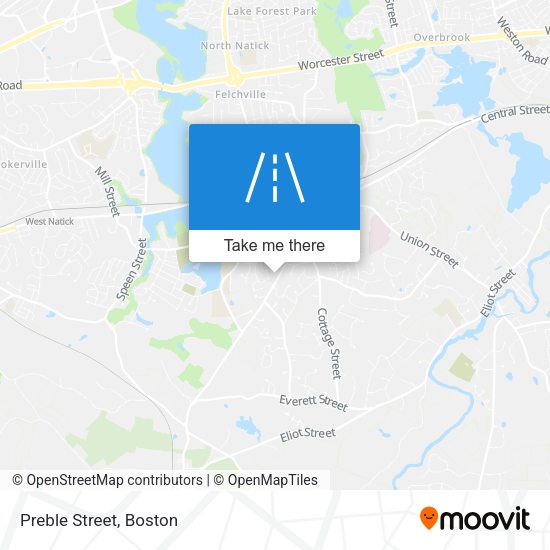 Mapa de Preble Street