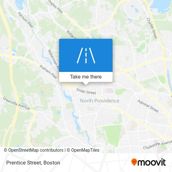 Prentice Street map