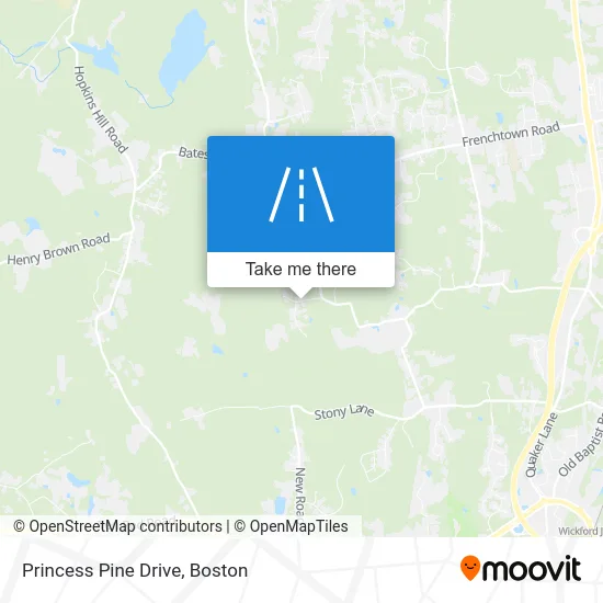 Princess Pine Drive map
