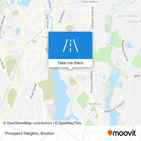 Prospect Heights map