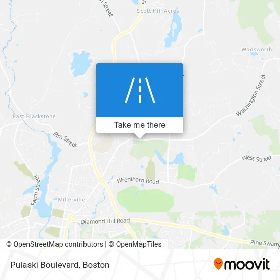 Pulaski Boulevard map