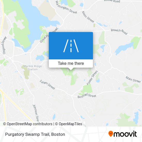 Mapa de Purgatory Swamp Trail