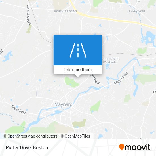 Mapa de Putter Drive