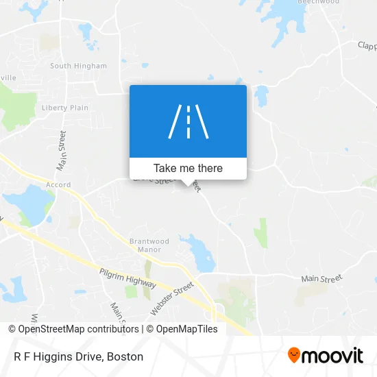 R F Higgins Drive map