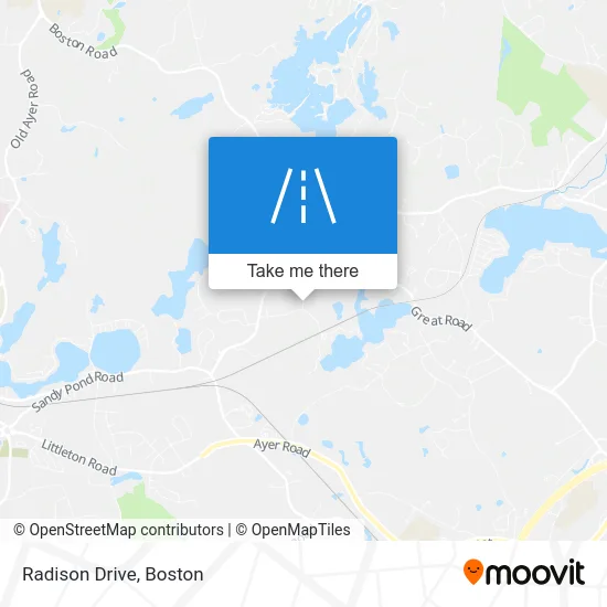 Radison Drive map