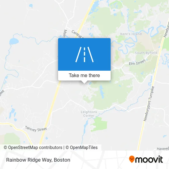 Rainbow Ridge Way map