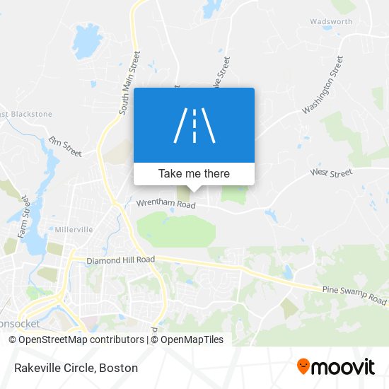 Rakeville Circle map