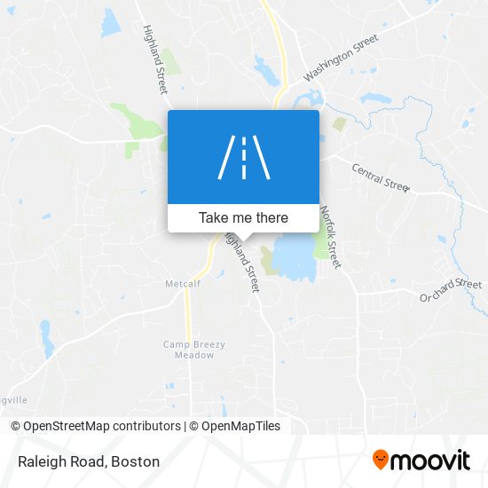 Raleigh Road map