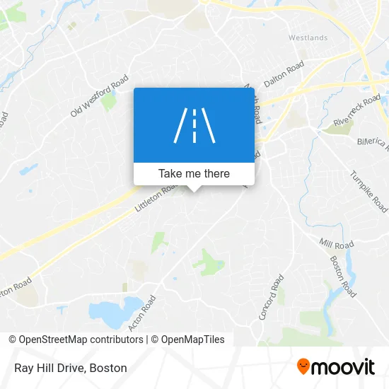 Ray Hill Drive map