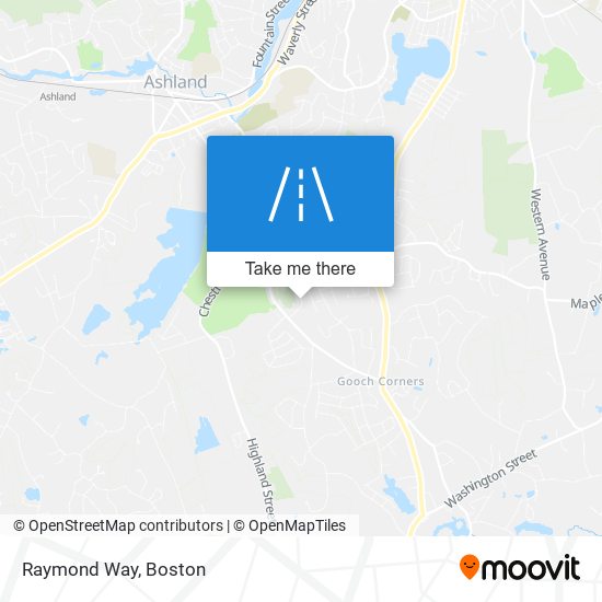 Raymond Way map