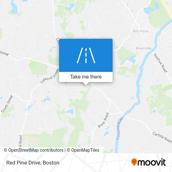 Red Pine Drive map