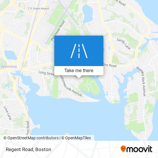 Mapa de Regent Road