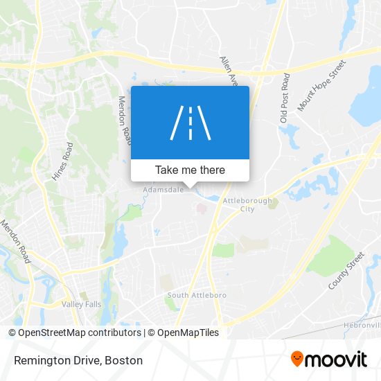 Remington Drive map