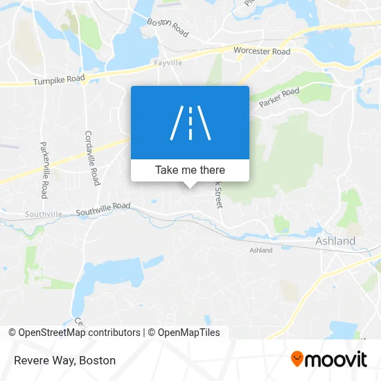 Revere Way map