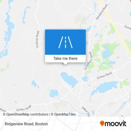 Ridgeview Road map